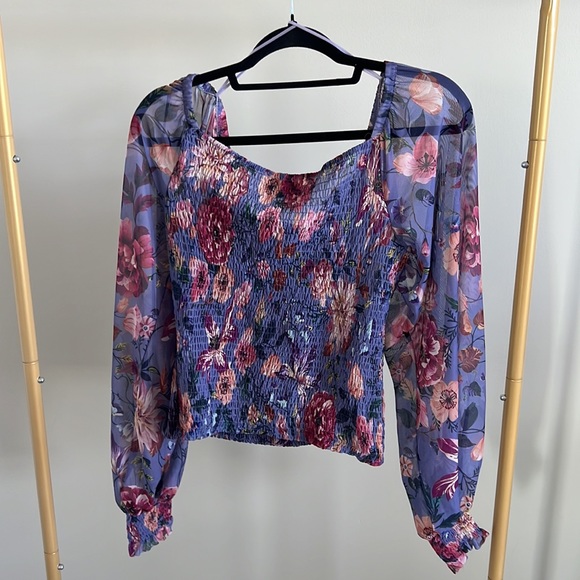 Anthropologie Rouen Smocked Top - Small - Picture 5 of 5